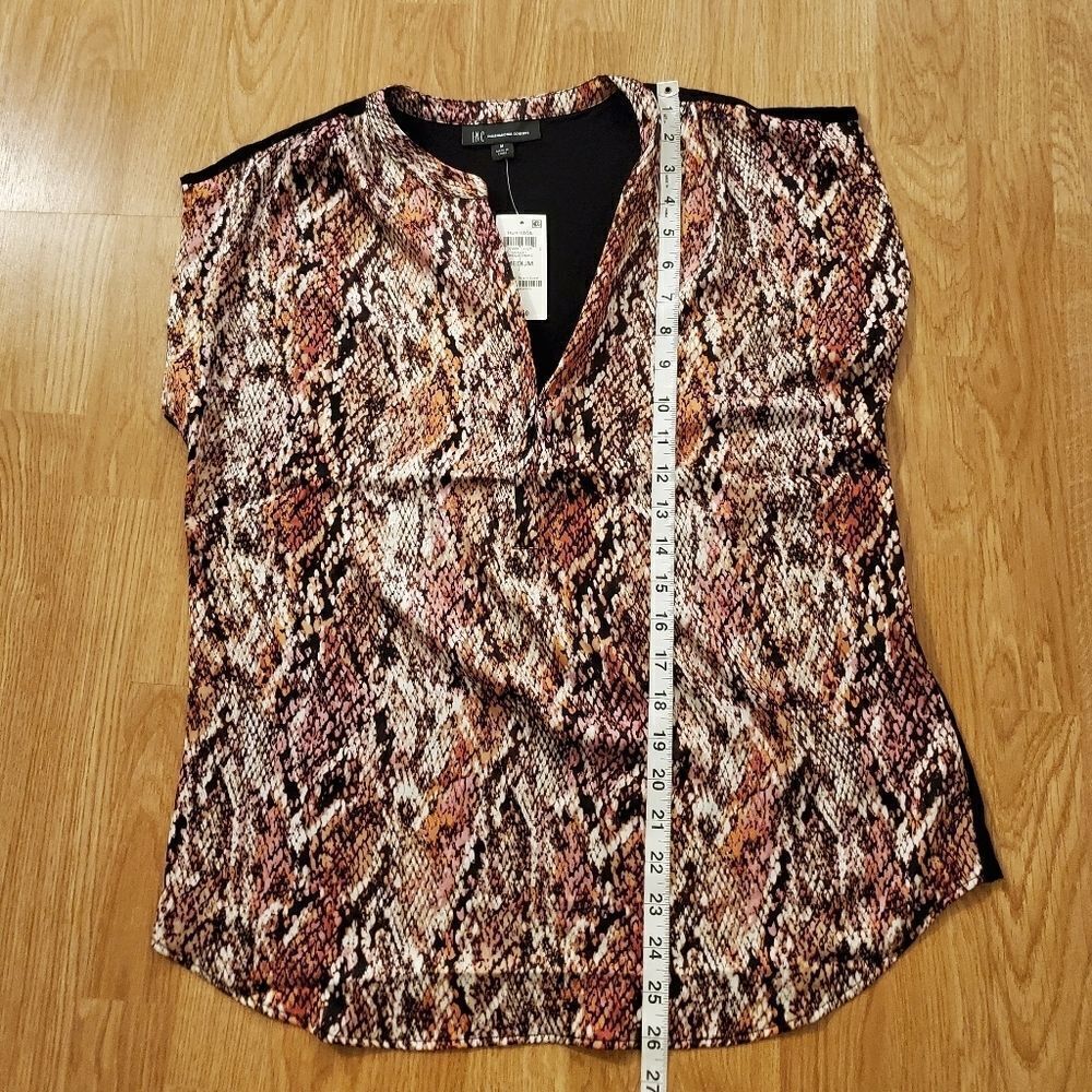 INC Printed-Front Top - Picture 8 of 13